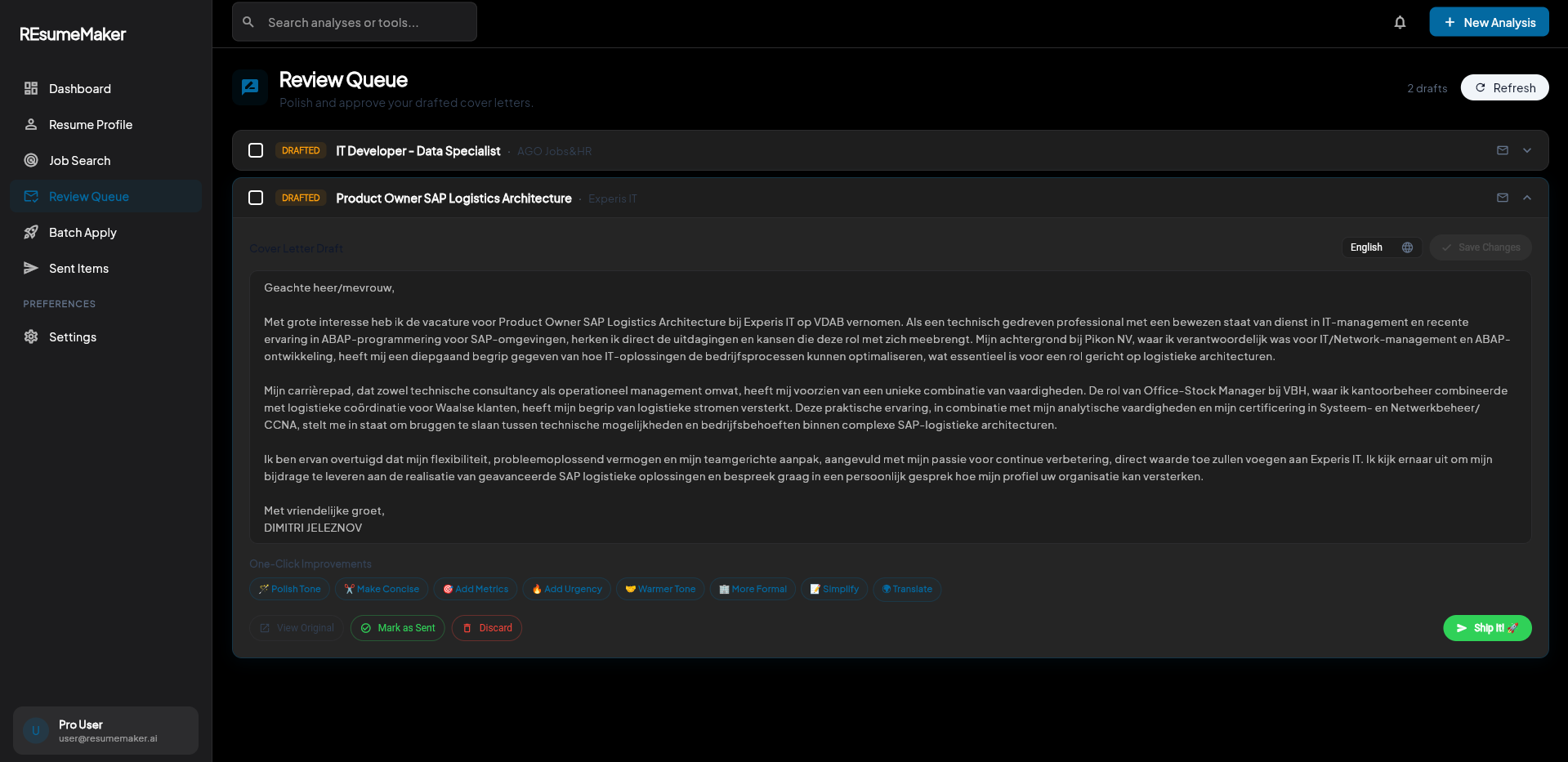 Resume Maker preview 5
