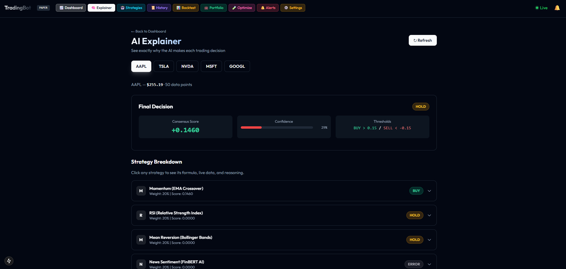 AI Trading Bot preview 2
