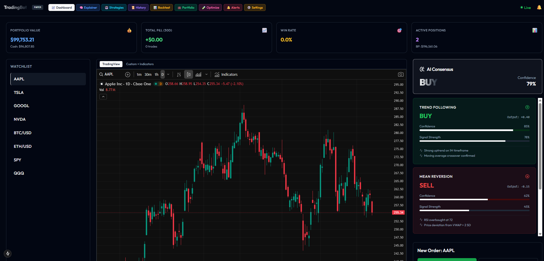 AI Trading Bot preview 3